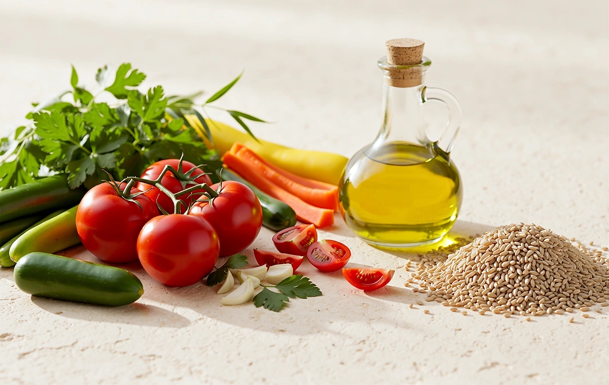 Verse gezonde voeding ingrediënten